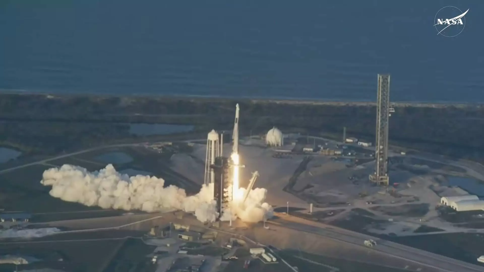 SpaceX Crew-10 rocket launch from Cape Canaveral to ISS 2025