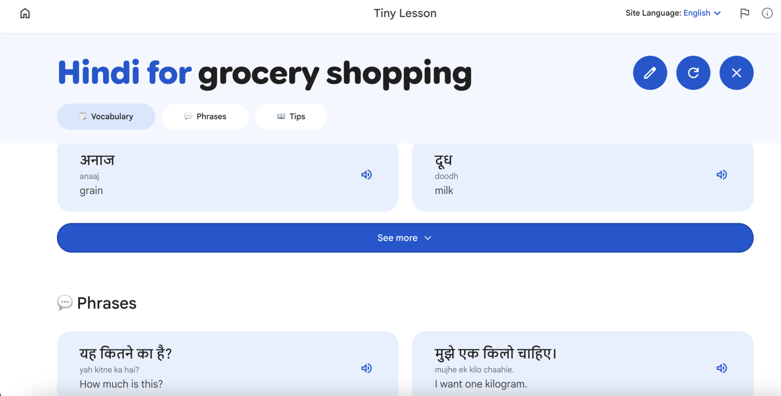 Google’s AI language tools for personalized education