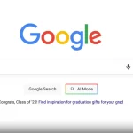 Google AI Mode test search home page new search era